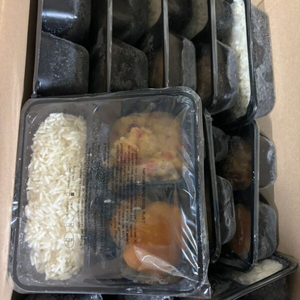 Hamburger kool rijst Maaltijd 12x540 gram