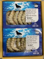 Black Tiger(gamba) 80% net FC semi-iqf 10 x 1 kg (Netto 8 kilo) maat 13/15