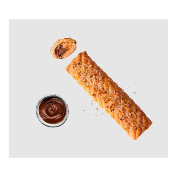 Bladerdeegstaaf met noten en nougat 60x100 gram