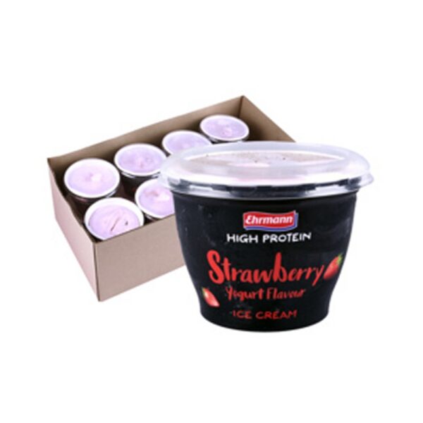 Yoghurt IJs Aardbei Ehrmann 16x180 ml