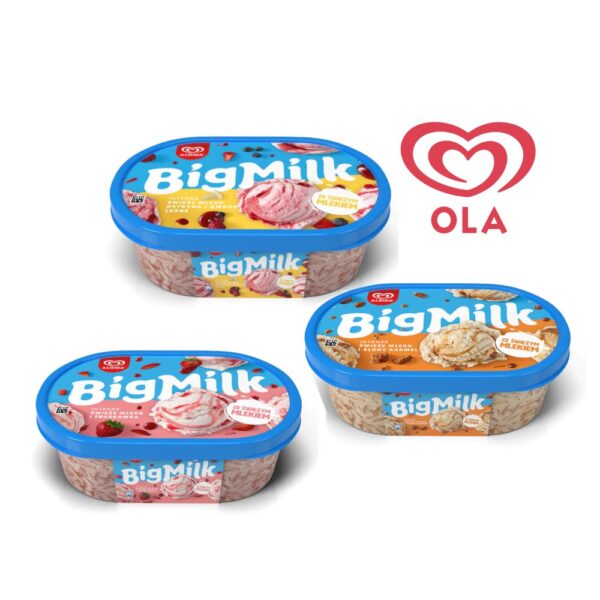 Ola Big Milk mix ijs 16 bakken a 1000 ml