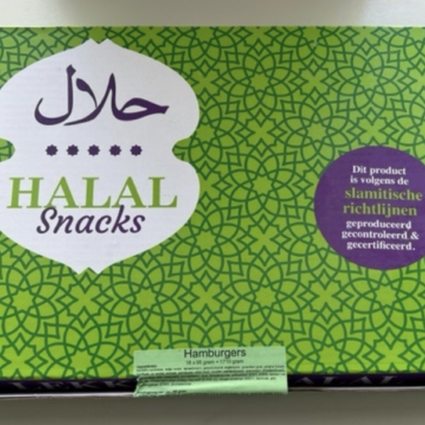 Hamburger Rundvlees 18x95gram HALAL