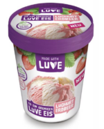 Yoghurt Aardbeien ijs bekers 8 x 450 ml Lupine ijs