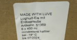 Yoghurt Aardbeien ijs bekers 8 x 450 ml Lupine ijs - Afbeelding 2