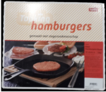 Hamburger RAUW rundvlees  30x100 gram HALAL