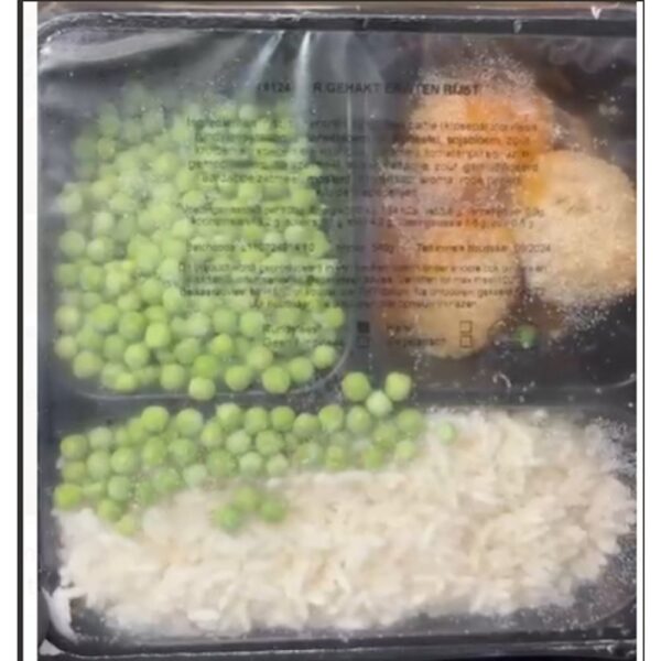 rundergehakt erwten rijst Maaltijd 12x540 gram