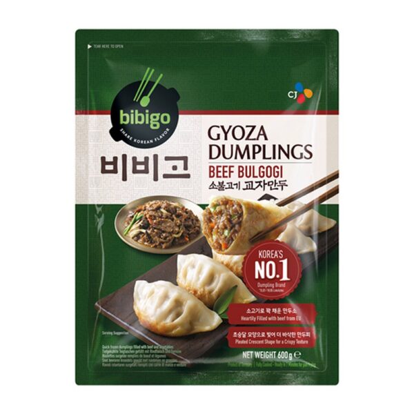 Bibigo Gyoza Dumpling Rund en groente 12 x 600 gram