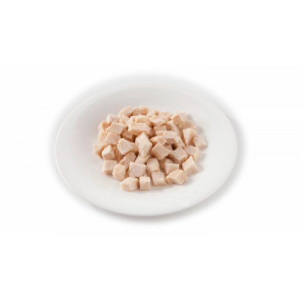 Kipfilet voorgekookte kipblokjes 13MM IQF 7,5 kilo