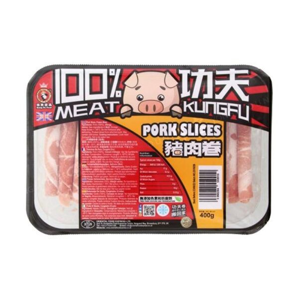 Kung fu Food plakjes varkensvlees 20 x 400 gram