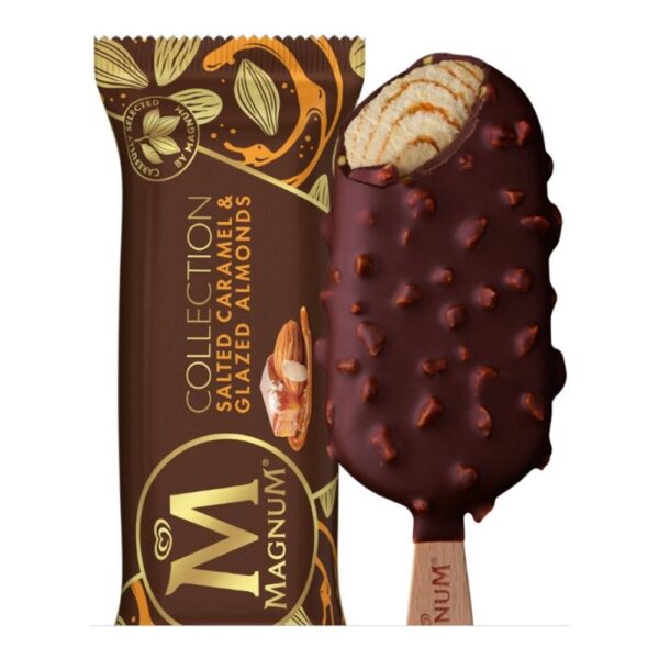 Magnum Gezouten Karamel en Geglazuurde Amandelen 20x90ml