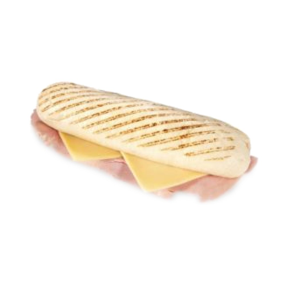 pann2 Nikos panini dubbel gevuld met ham kaas 16 stuks a 189 gram - Afbeelding 1