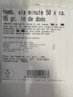 Hamburger ala minuut 50 x 95 gram - Afbeelding 3