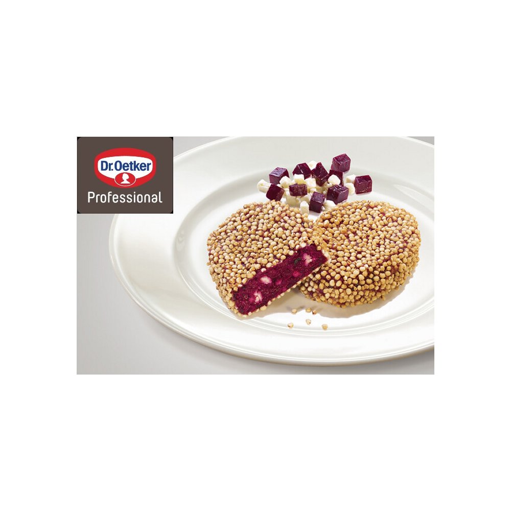 vega med met biet Vegetarische Medaillon Krokant 2x20x75 gram - Afbeelding 1