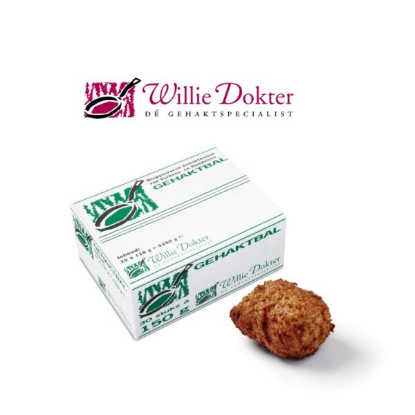 Willie Dokter Gehaktbal 30 x 150 gram