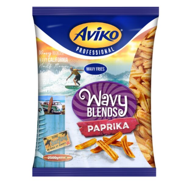 Aviko Wavy Blends Paprika 4 x 2,5 kg
