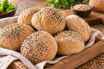 Volkoren Bollen Maanzaad Sesam 60x110 gram