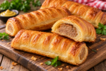 Worstenbroodje XL Bladerdeeg Bake-off 72 × 110 gram