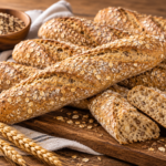 Rustieke Donkere Meergranen Baguette 60×125 gram
